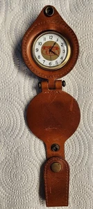Reloj Bolsillo Japón Ruta 66 Funcionando con Soporte para Cinturón de Cuero - Imagen 1 de 4