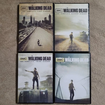 The Walking Dead Season 1 2 3 4 DVD Lot TV Series Complete Seasons 1-4 Set Foto 1 de 4