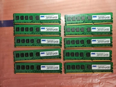 10X 8Gb (80Gb) OWC PC3-10600 1333Mhz OWC1333D3W8M64K ECC MAC Memory - Image 1 of 4