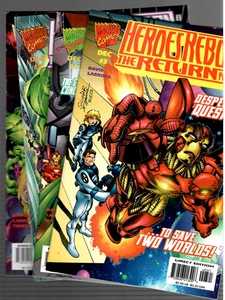 Heroes Reborn The Return # 1,2,3,4 (8.5) 1997 Marvel Full 4 Book Set 🛻 - Bild 1 von 8