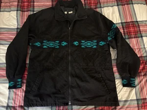 Keyston Cross J Enterprises Jacke Herren XL Azteken Reißverschluss gefüttert Made in USA - Bild 1 von 16
