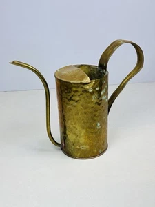 Vtg Solid Brass Pitcher Water Can Garden - Picture 1 of 3