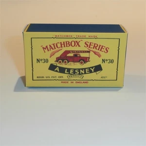 Matchbox Lesney 30 b Magirus-Deutz Crane Lorry C Style Repro Box - Picture 1 of 4