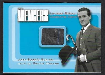 THE AVENGERS DEFINITIVE COLLECTION 1 (2003) JOHN STEED SUIT Costume Card #AV-C1 - Image 1 of 4