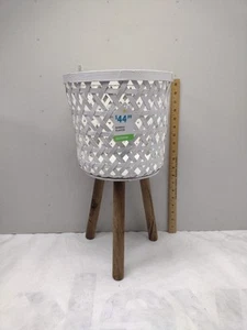 (L25) Bamboo Wood Planters  - Picture 1 of 3