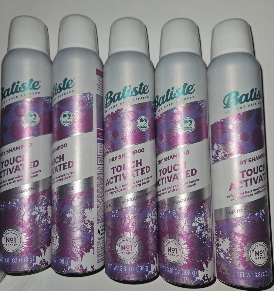 5 Batiste Touch Activated Dry Shampoo 3.81 oz each 24 Hour Free Shipping F - Image 1 of 1