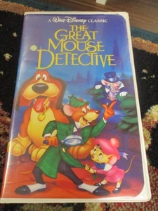 The Great Mouse Detective Disney Black Diamond VHS Clamshell 1991,1360 - Picture 1 of 3