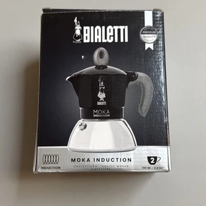 Bialetti - Moka Induction - Pot à moka - Convient à tous types de plaques de cuisson - 2 tasses - Photo 1 sur 4