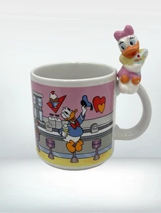 Vintage Disney Applause Mug Daisy Duck Diner Donald Duck Goofy Mickey Mouse - Picture 1 of 7