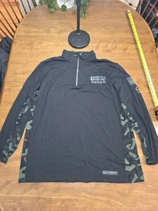 Oregon Ducks Colosseum OHT Military Appreciation Take Flight 2XT Quarter-Zip - Picture 1 of 8