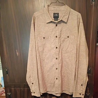 Sitka Ambary LS Mens' Shirt Coyote Heather XL Hemp Blend  - Image 1 of 4