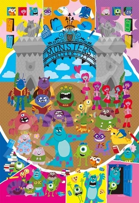 Rompecabezas EPOCH 300 piezas Disney Monsters University -En Campus- (26×38cm) 73 Foto 1 de 4