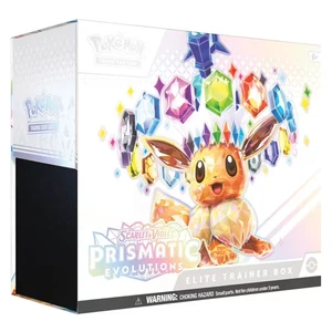 Pokemon TCG Prismatic Evolutions Elite Trainer Box SEALED BRAND NEW ✅FREE SHIP✅ - Picture 1 of 4