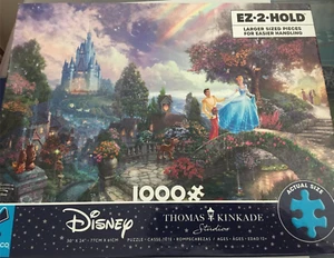 NEW Disney Thomas Kinkade Studios Cinderella 1000 Piece Puzzle - Picture 1 of 2