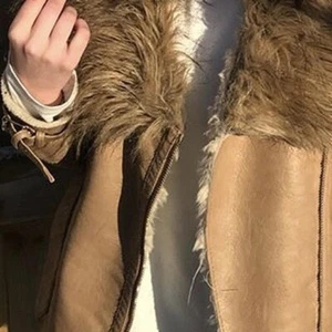 River Island Brown Camel Faux Suede Belted Jacket - Picture 1 of 4