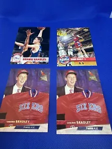 Shawn Bradley 4 Rookie Karte Set Sixers Fleer UD NBAHoops - Bild 1 von 6