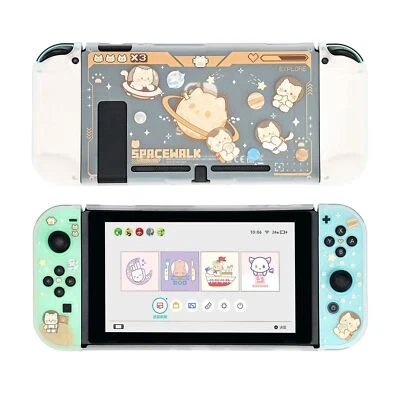GeekShare Hard Protective Case Slim Cover Case for Nintendo Switch Space Cat PC - Image 1 of 4
