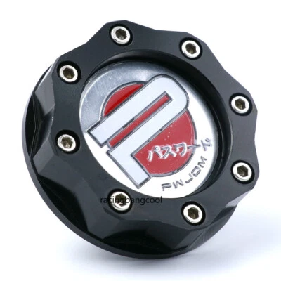 Black Engine Oil Cap Tank Cover Fit For Honda Acura Si With Password JDM Logo - Image 1 of 3