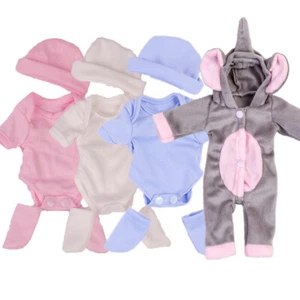 Soft Reborn Baby Clothes for 10" Newborn Boy/Girl Dolls DIY Replacement Outfits - Picture 1 of 10