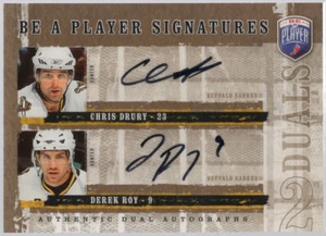 * 2006-07 Be A Player - Signatures Duals #D-DR - CHRIS DRURY / DEREK ROY - Picture 1 of 2