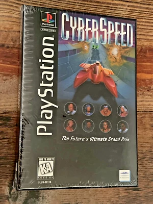 CyberSpeed Long Box Sony PlayStation PS1 FACTORY SEALED MINT Vintage collectable - Image 1 of 4