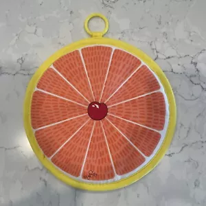Grapefruitscheibe Topflappen, 9" Durchmesser - Bild 1 von 3