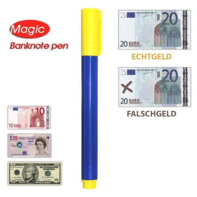 Quick Tester Falschgeld Prüfstift Prüfgerät Geldschein Prüfer Geldscheinsprüfer - Bild 1 von 2