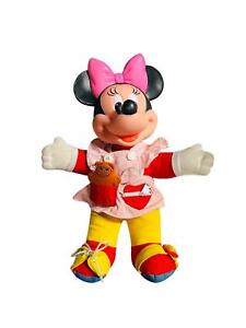 Vintage Mattel Walt Disney Minnie Mouse Learn to Dress Me Doll 15" Plush Toy 