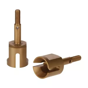 Ricambio asse ruota alluminio oro PrecisionGeek per Tamiya TT01 TT02 - Foto 1 di 1