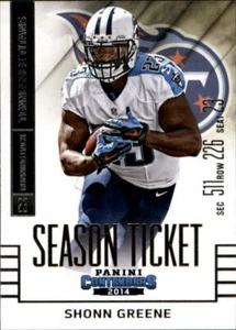 2014 Panini Contenders - Biglietto stagione base SHONN GREENE 97 Tennessee Titans - Foto 1 di 1