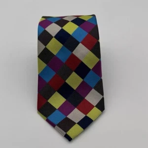 Verse 9 Men’s Tie Silk Designer Geometric NWOT Luxury Tie MSRP $159 - Picture 1 of 5
