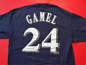 MILWAUKEE BREWERS MATT GAMEL Men’s Majestic Baseball Jersey T Shirt Size M MLB - Picture 1 of 9