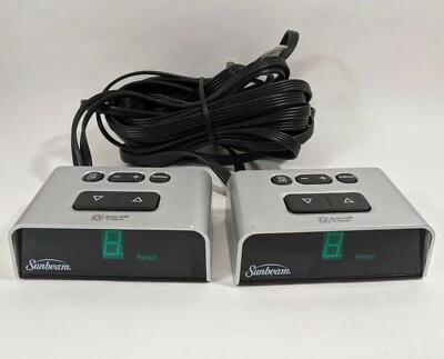 Sunbeam Holmes Electric Blanket Dual Control PAC-0531 Style U85KQA 4 Prong Works - Image 1 of 4