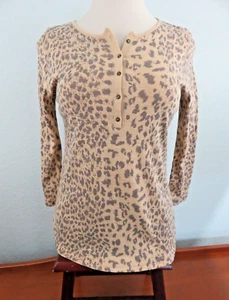 Chaps Women's Brown Long Sleeve Pullover Top Size Large - Picture 1 of 4