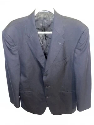 Blazer Vestido Daniel Cremieux Para Hombres Talla 42R Negro Ing Loro Piana Negocios Formal Foto 1 de 4