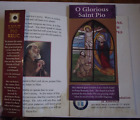 Used water damage relic prayers for healing and good health book booklet St Pio