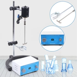 Elektryczne mieszadło górne mieszadło przedwczesne mieszadło mieszadło mieszadło 200W mieszadło laboratoryjne - Zdjęcie 1 z 15