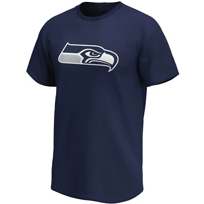 NFL T-Shirt Seattle Seahawks Iconic Primary Logo Graphic Football Shirt navy