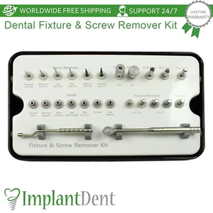 Kit de accesorio dental y removedor de tornillos herramienta de odontología de plástico de acero inoxidable - Imagen 1 de 10