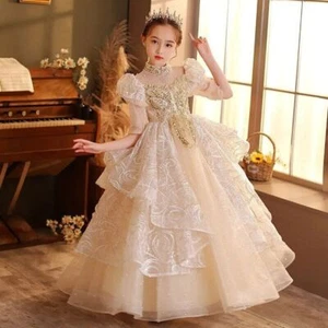 Child Girls Evening Dresses Long Clothes Kids Birthday Party Dress Prom Gowns - Picture 1 of 30