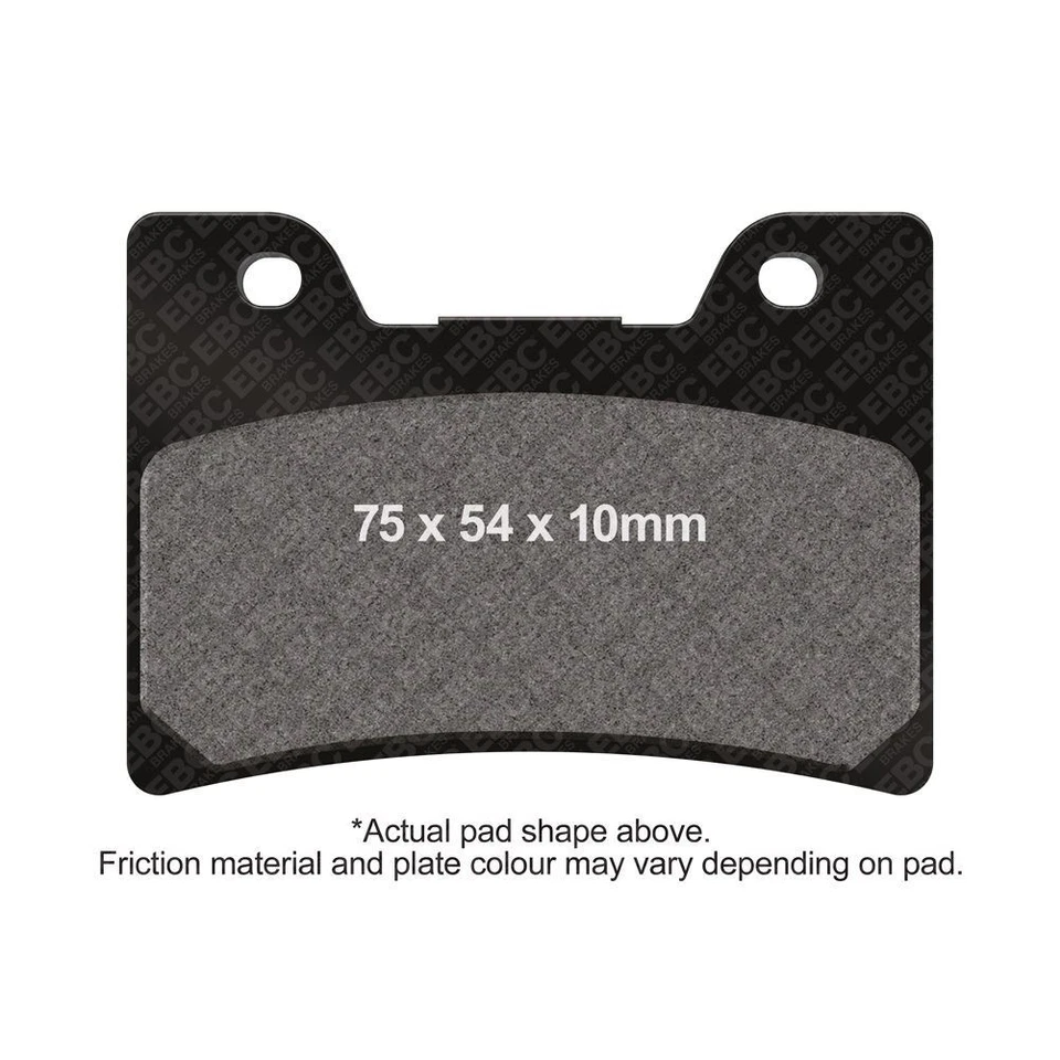 Pastillas de freno delanteras derecha EBC DMX moto Yamaha FZR 600 R 1994-1995 Foto 1 de 1