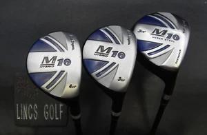 Set of 3 Ben Sayers M1i 3 Wood, 3 & 4 Hybrids Regular Graphite Shafts+ HC - Picture 1 of 6