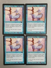 Sigil of Sleep x4 PLAYSET, MTG Urza's Destiny (1999) Common Blue Enchantment NM