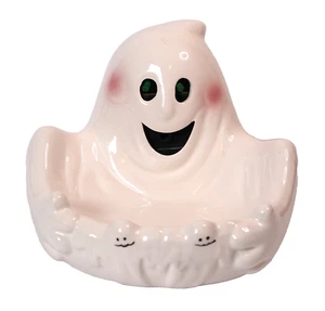 Vintage Halloween Candy Dish Motion Activated Haunted House Ghost Light Up 1990s - Picture 1 of 9