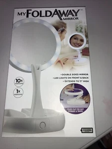 My Fold-Away Mirror The Lighted Double Sided Vanity Makeup Mirror, As Seen on TV - Picture 1 of 4