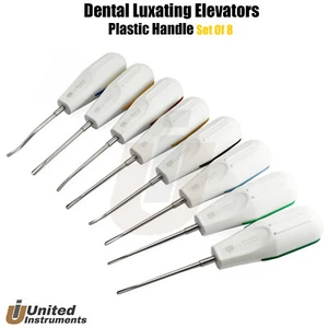 8 piezas Elevador quirúrgico luxante cirugía dental oral Extracción aflojamiento dental - Imagen 1 de 9
