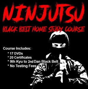 Home Study Course: Ninjutsu (Includes 20 Certificates & 17 DVDs)