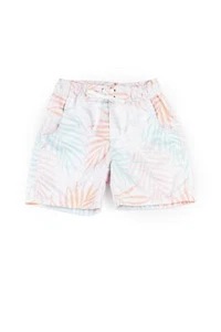 Wildling Well Dressed Wolf Boys Swim Trunks Tropical Palms Size 11/12 NWT - Picture 1 of 3