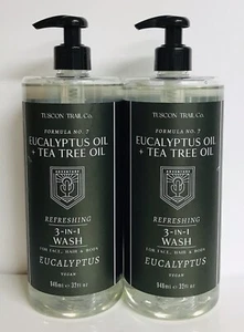 2 Bottles Eucalyptus 3-in-1 Refreshing Wash with Tea Tree Oil 32 fl oz Each - Picture 1 of 2