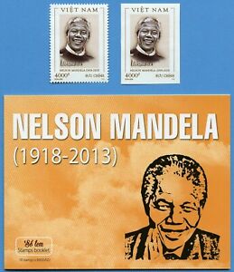  Vietnam 2018 Nelson Mandela Politiker Südafrika 3784 A & B Plus Markenheft MNH